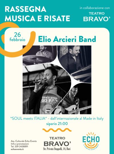 Elio Arcieri Band: Soul meet Italia